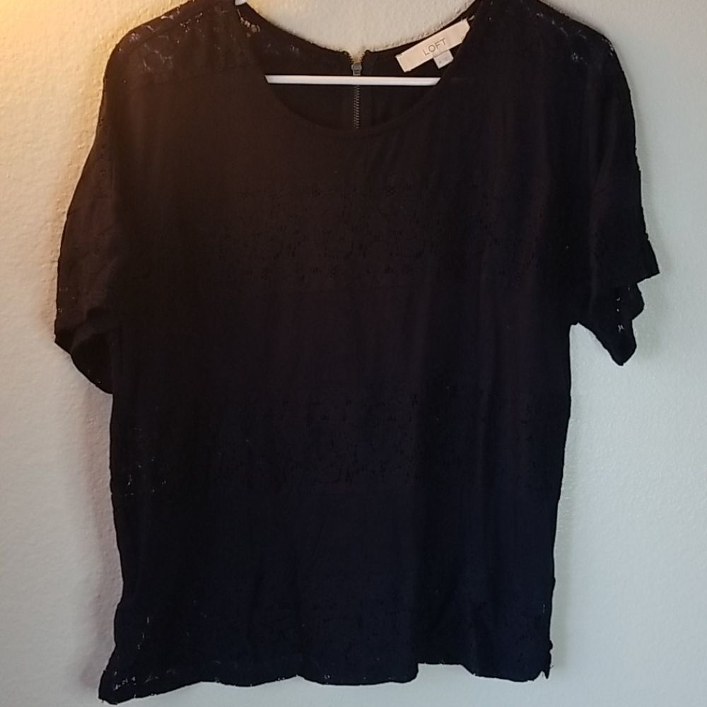 Loft medium black top. - Picture 2 of 6